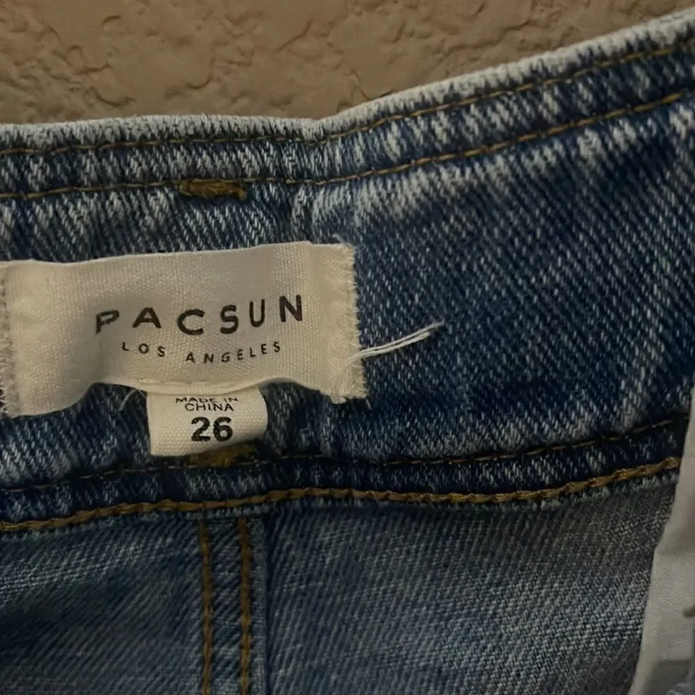 PacSun acid washed denim skirt size 26/2
